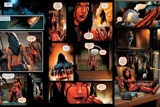 draw graphic novel comic book page nsfw comic page storyboard comic book artist