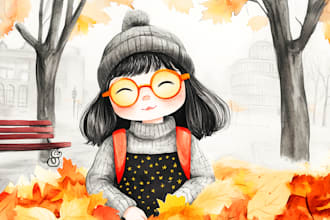 children story book illustration children story book illustration