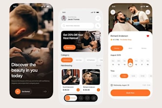develop modern salon booking app, spa booking app, appointment booking app