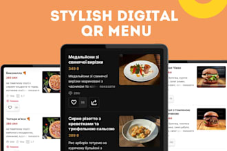 create a stylish digital qr menu in choiceqr design configuration and launch