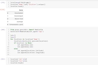 write python script for geospatial work