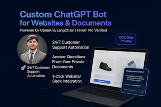 build custom chatgpt bot for websites and documents using openai langchain