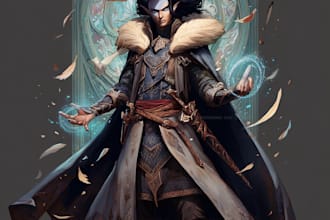 dnd character art and dnd character art