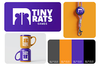 develop a modern brand identity, logo design, and brand kit