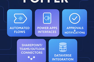 build custom microsoft power apps and automate workflows