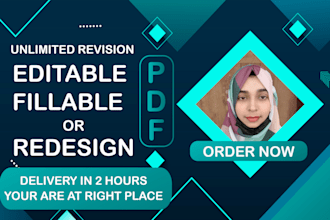 make editable, fillable, writable pdf forms, fill out pdf online