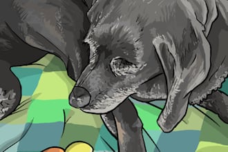draw your pet as a cartoon