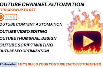 grow youtube automation channel and create automated cash cow videos