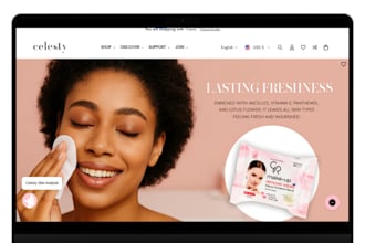 build beauty website skincare website beauty shopify store skincare store