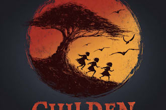 create an fantasy book novel series logo