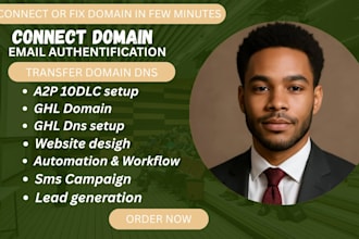 connect your domain to gohighlevel a2p 10dlc registration