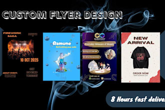 design eye catching professional flyers