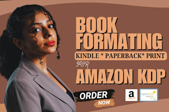 format your selfhelp  book for KDP kindle and paperback publishing