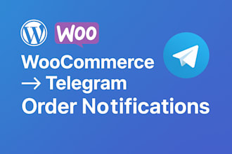 integrate woocommerce order notifications to telegram