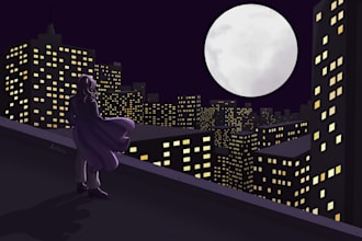 draw detailed character illustration