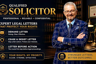 uk solicitor, letter before action, cease and desist letter, demand letter
