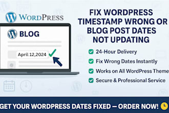fix wordpress wrong timestamp or blog post date update issues