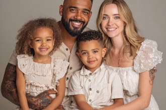 edit your family, couple and portrait photos