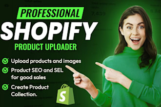 research winning products and create shopify SEO listings