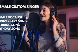 be your female singer, custom, christian and anniversary songs