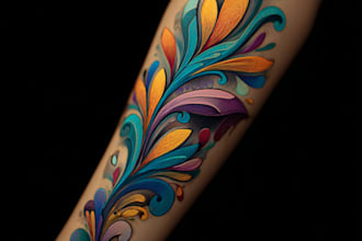 make a custom american traditional tattoo design