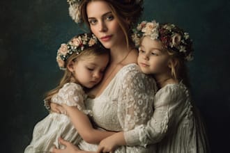do family, maternity and newborn photo retouching