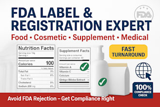 review and register your product for fda compliance and import approval