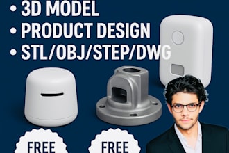 create precise 3d cad models for any 3d printer,