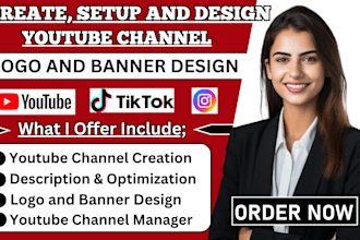create and optimize your youtube channel, channel setup video branding and setup