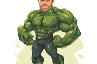 create cartoon character superhero etc from your photos