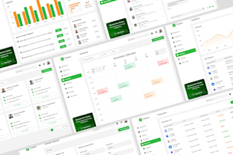 dashboard design, web app, and saas uiux design