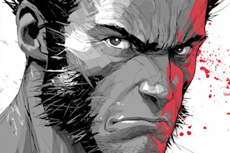 do a charcter of comic or design your comic character