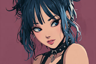 do  a manga or anime style portrait
