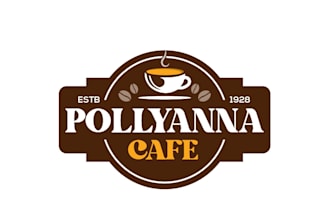 design a custom and tasty food logo for your brand