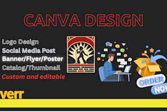 do graphic design by canva