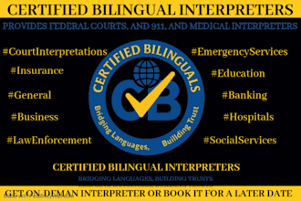 provide interpreters in all languages