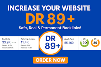 increase domain rating, ahrefs dr 90 plus
