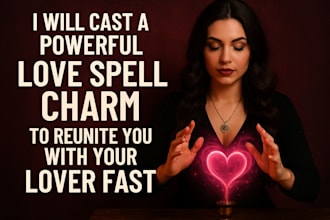 cast a powerful love spell charm to reunite you with your lover fast