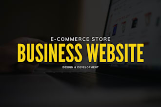 build wordpress ecommerce business website using woocommerce, online store