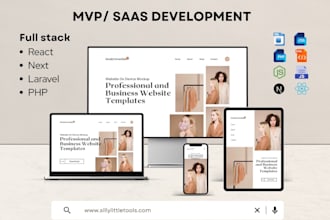 design and develop full stack mvp saas web application
