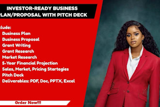 write business plan, proposals, grants, and market research for startups