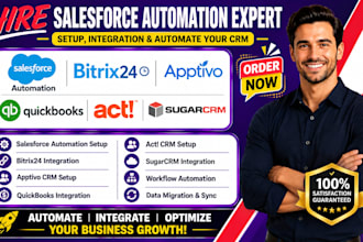 setup salesforce automation bitrix24 apptivo quickbooks integration act sugarcrm