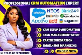 setup salesforce automation bitrix24 apptivo quickbooks integration act sugarcrm