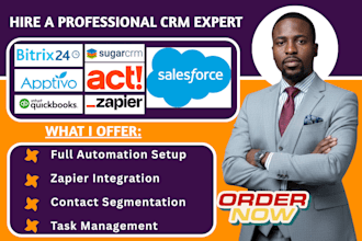 setup salesforce automation bitrix24 apptivo quickbooks integration act sugarcrm