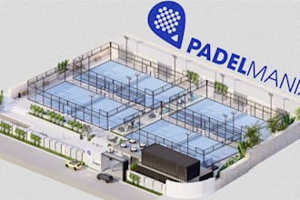 3d bim, sport complex, streaming room, studio room, virtual tour, game room