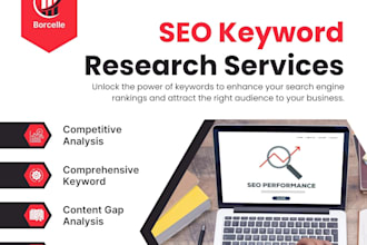 do keyword research and competitors analysis