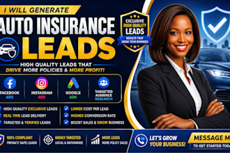 auto insurance leads marketing car insurance leads facebook google instagram ads