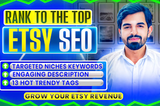 setup etsy store etsy product listing etsy promotion etsy seo listing etsy store