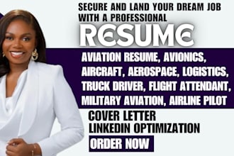 write an aviation resume pilot aerospace avionics engineer and flight airline cv