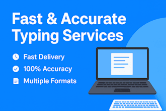do accurate persian farsi and english typing and data entry